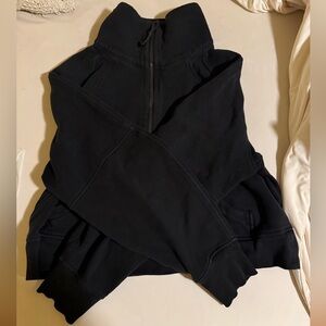 lululemon oversized scuba funnel neck half zip